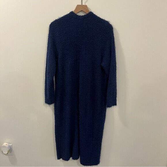 Torrid Popcorn Duster Open Front Sweater Blue 1/1X - Picture 9 of 16